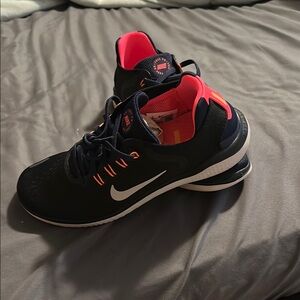Nike Black and Pink Sneakers with Athletic Design
